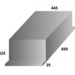 White Label Food Grade Polyethylene Water Tank 87L 650 X 445 X 325mm