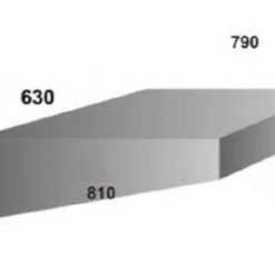 White Label Food Grade Polyethylene Water Tank 90L 790 X 630 X 260-150mm
