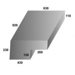 White Label Food Grade Polyethylene Water Tank 93L 920 X 630 X 230mm
