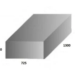 White Label Food Grade Polyethylene Water Tank 95L 1300 X 725 X 120mm