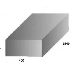 White Label Food Grade Polyethylene Water Tank 95L 1940 X 400 X 135mm