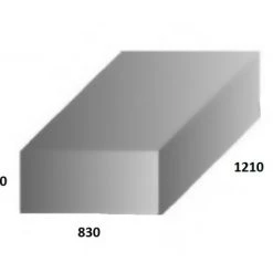White Label Food Grade Polyethylene Water Tank 180L 1210 X 830 X 200mm