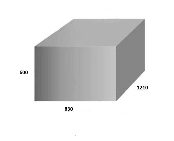 White Label Food Grade Polyethylene Water Tank 566L 1210 X 830 X 600mm 1 White Label Food Grade Polyethylene Water Tank 566L 1210 X 830 X 600mm