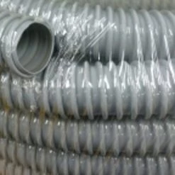 White Label 26mm Grey PVC Hose Smooth Bore - Per Metre