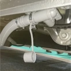 White Label Detachable Drain Tap Cap Grey