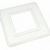 White Label Square 80 LED Light Clear Plastic Surround