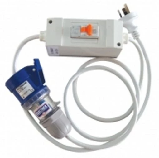 White Label 230V Caravan Power Adapter