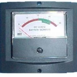 White Label RV Voltmeter Panel 8 - 16 Volt