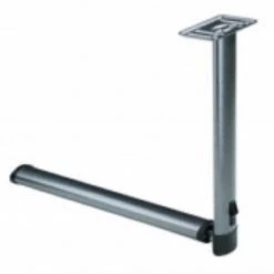 White Label Centre Folding Aluminium Table Leg - 675mm