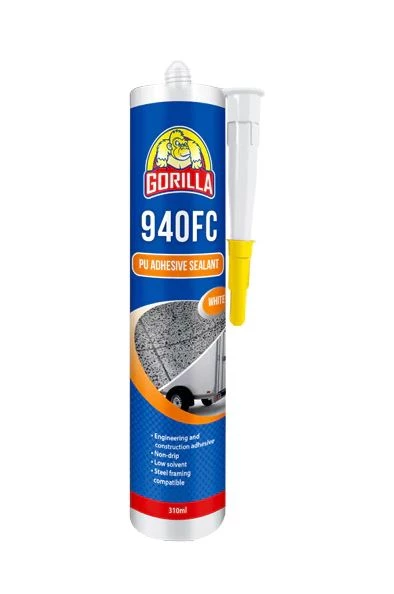 White Label Gorilla 940FC Polyurethane Automotive Sealant White 310ml 1 White Label Gorilla 940FC Polyurethane Automotive Sealant White 310ml