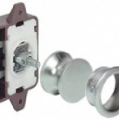 White Label Push Lock - Knob, Rosette Double Side