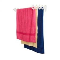 White Label Wall Mounted Expanding Clothes Drying Rack 600mm