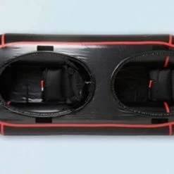 White Label Speedy Flat Water 2-Person Packraft 395cm Black/Yellow