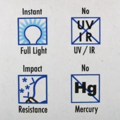 White Label Globe LED Light Bulb Screw Fitting 5w 2800K 230Vac -White Label Sales Store sl2211 2