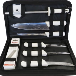 White Label Starrett 304 Professional Knife Set Stainless Steel 8 Piece