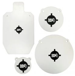 White Label King Gong Steel Gong Target 4-Piece Set