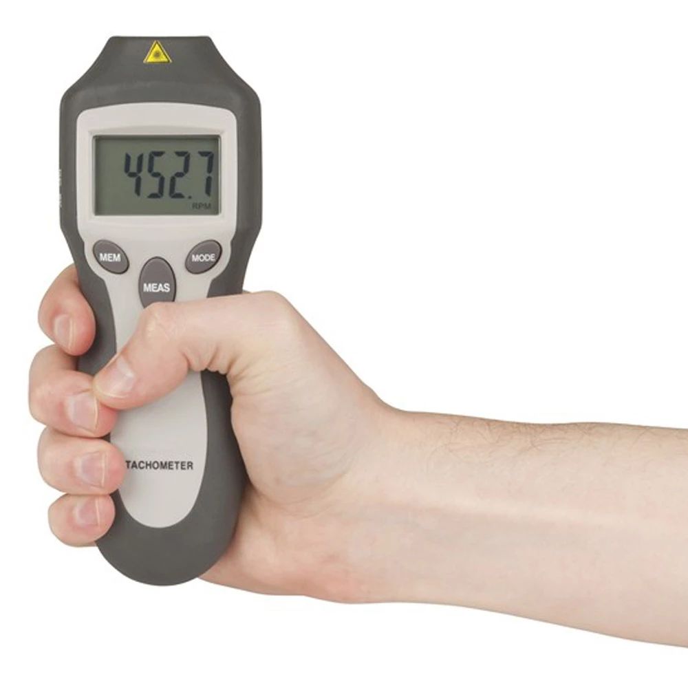 White Label Portable Digital Tachometer With Memory 2 White Label Portable Digital Tachometer With Memory - Image 2