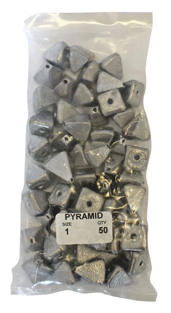 White Label Pyramid Sinker Bulk Pack 1 White Label Pyramid Sinker Bulk Pack