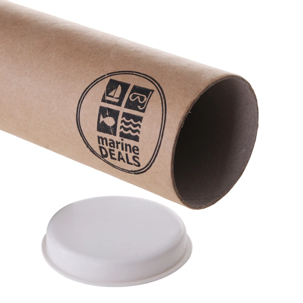 White Label Cardboard Travel Rod Tube 2 White Label Cardboard Travel Rod Tube - Image 2