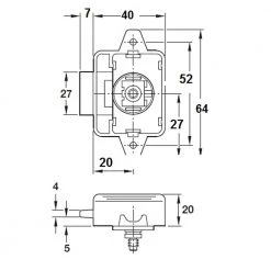 White Label Push Button Cabinet Latch - Chrome -White Label Sales Store untitled 1 11 22
