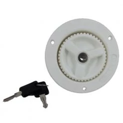 White Label White Locking Water Filler - Round Cap 40mm