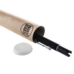 White Label Cardboard Travel Rod Tube