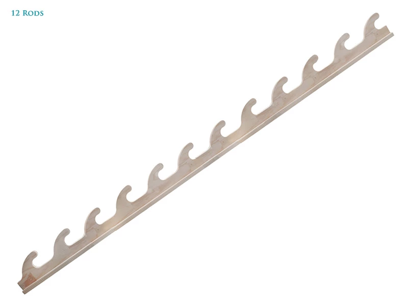 White Label Wall Mount Plywood Rod Rack Set 6 White Label Wall Mount Plywood Rod Rack Set - Image 6