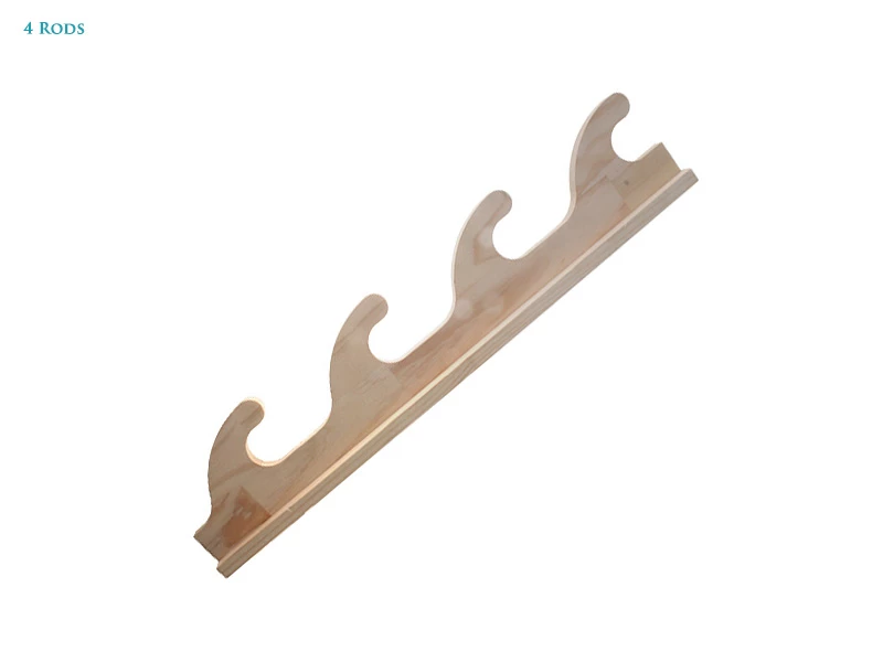 White Label Wall Mount Plywood Rod Rack Set 2 White Label Wall Mount Plywood Rod Rack Set - Image 2