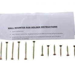 White Label Wall Mount Plywood Rod Rack Set 13 White Label Wall Mount Plywood Rod Rack Set -White Label Sales Store wm rodholder4 3 1 1