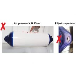 White Label Ocean H4 Classic Fender Double Eye Blue/White 190x640mm