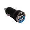 White Label Mini USB Car Charger - Double USB 12v