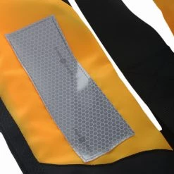 White Label Manual Inflatable Fishing Lifejacket With Reflectors 150N Adult Yellow/Black -White Label Sales Store ysh 706 2