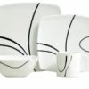 White Label Zen Premium Melamine 16pc Tableware Set