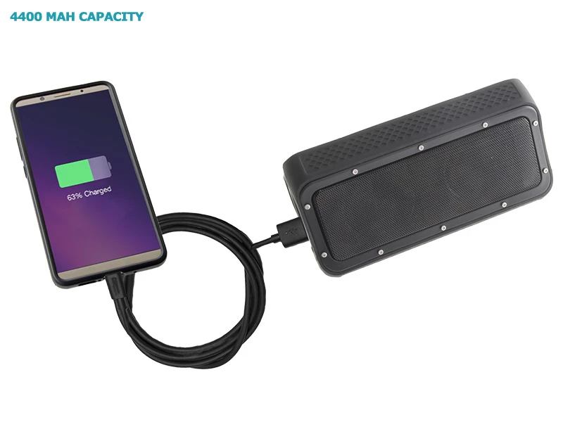 White Label CrystalSound Waterproof Bluetooth Speaker And Power Bank 4 White Label CrystalSound Waterproof Bluetooth Speaker And Power Bank - Image 4